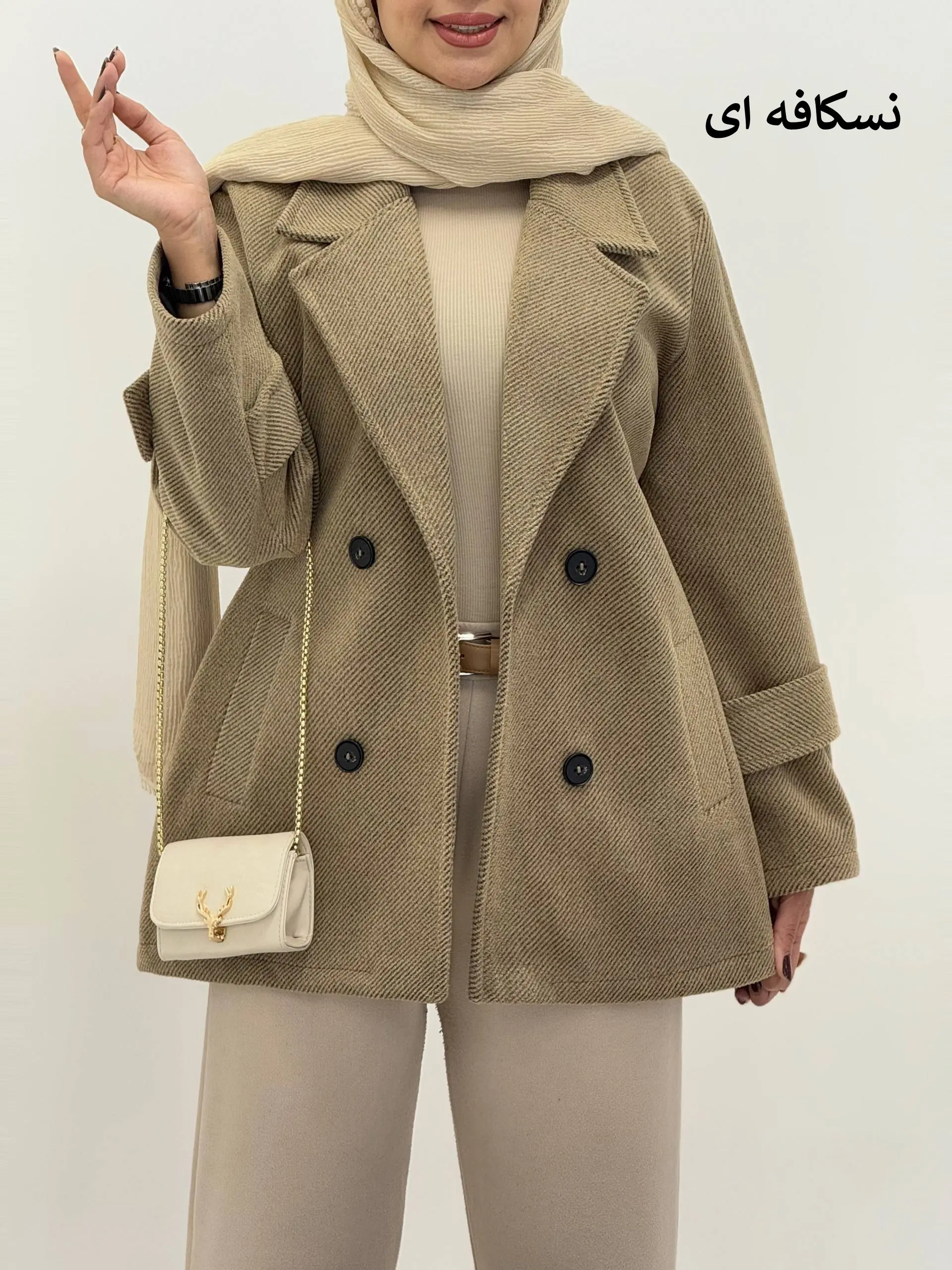 3676-پالتو آستردار مانیسا